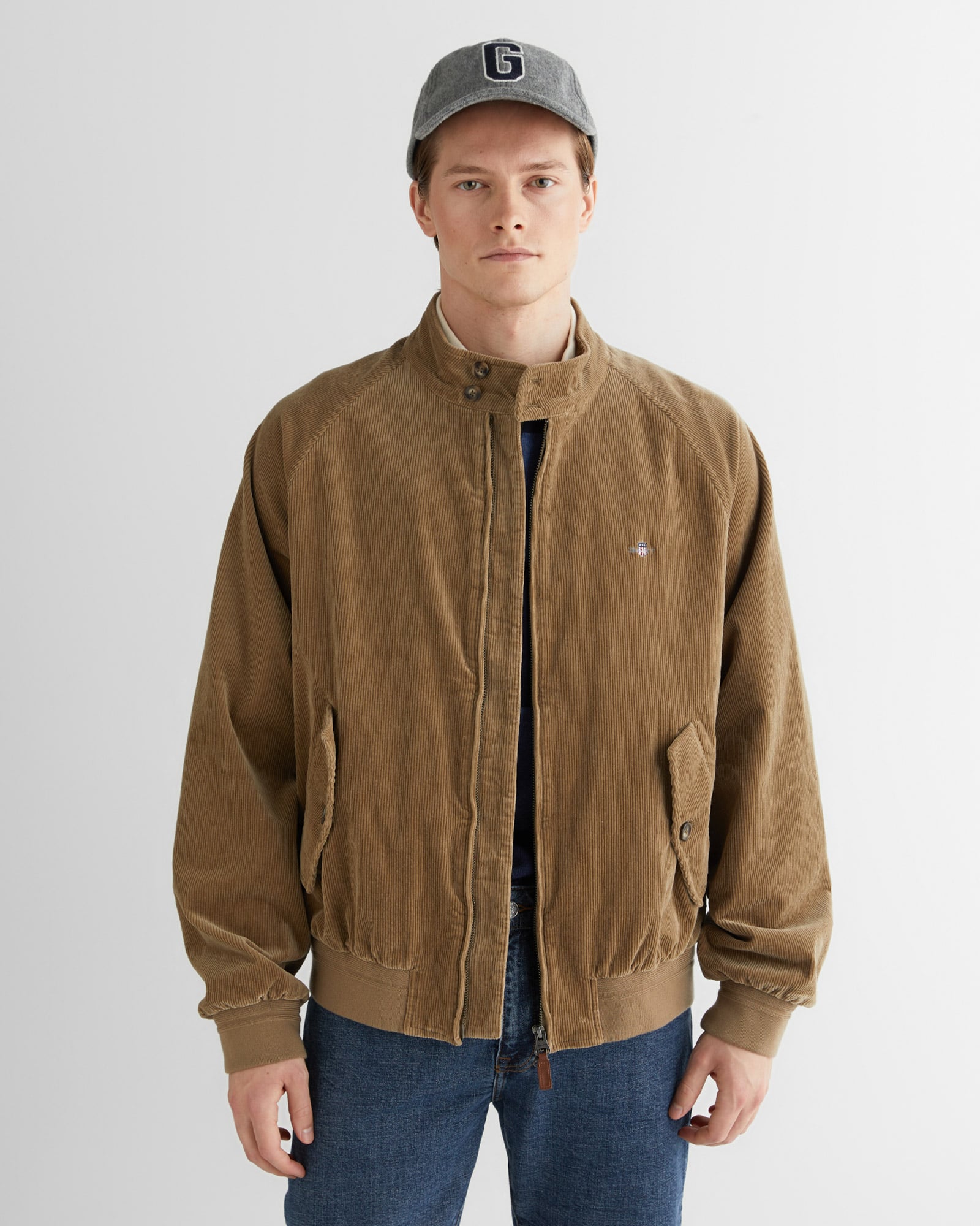  GANT Erkek Bej Regular Fit  Mont