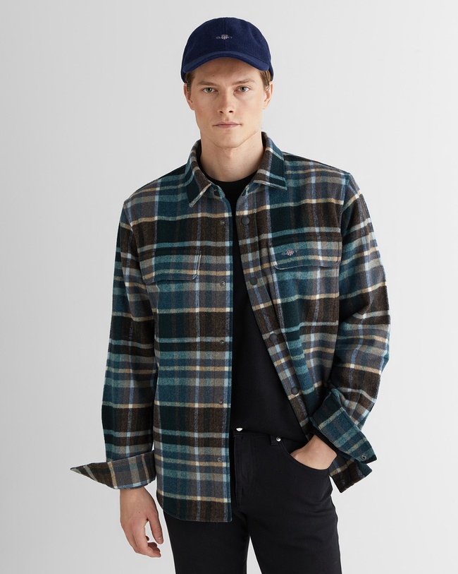  GANT Erkek Lacivert Gömlek