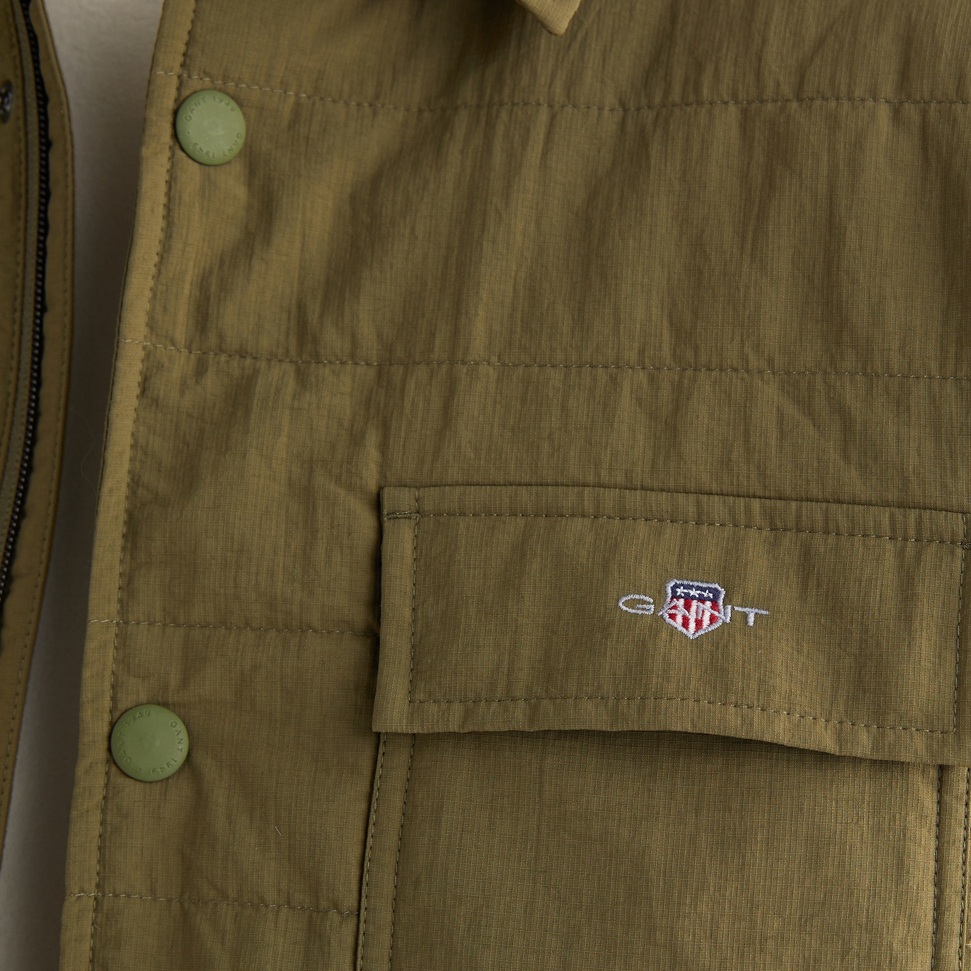 GANT Erkek Haki Standart Fit  Mont