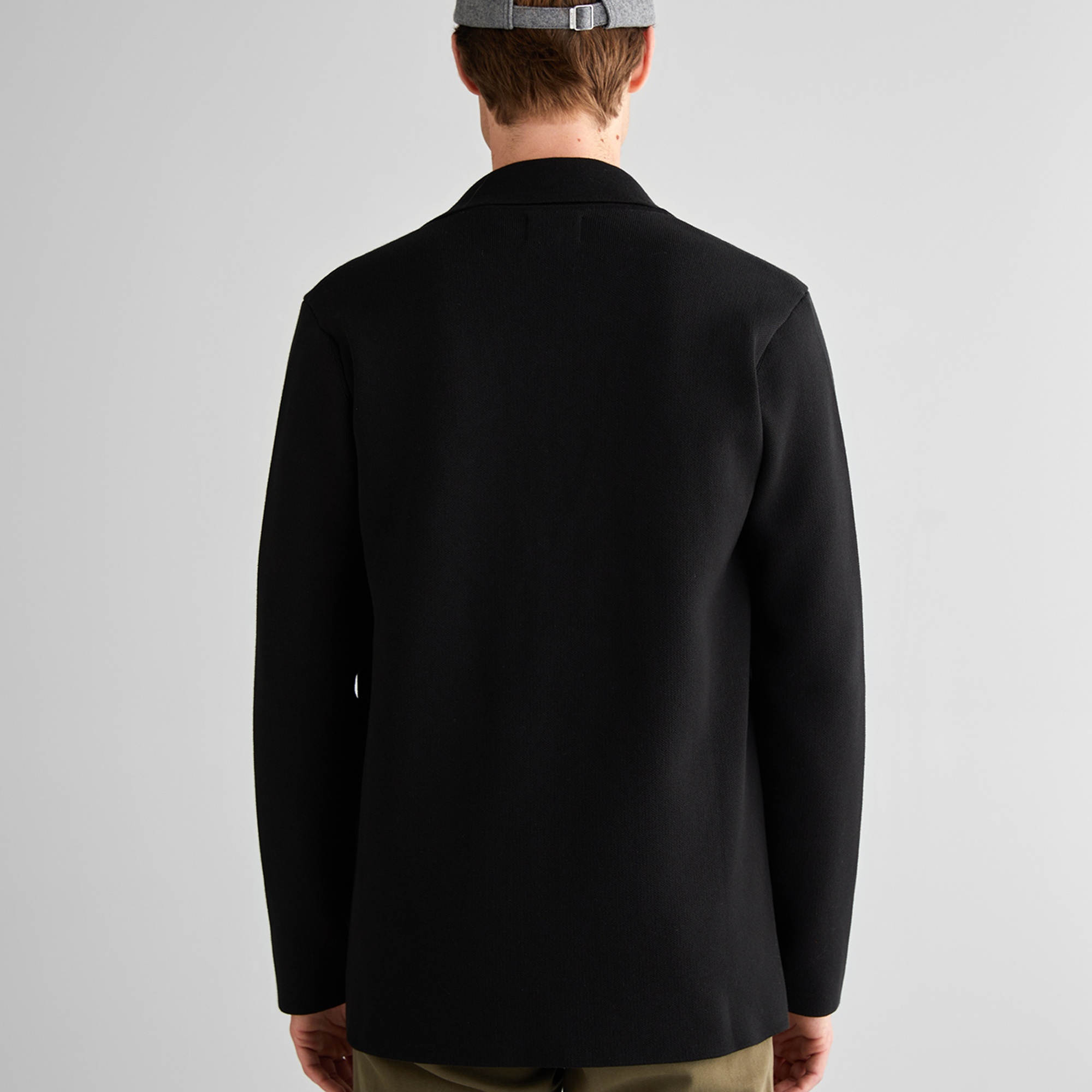 GANT Erkek Siyah Relaxed Fit Kruvaze Mont