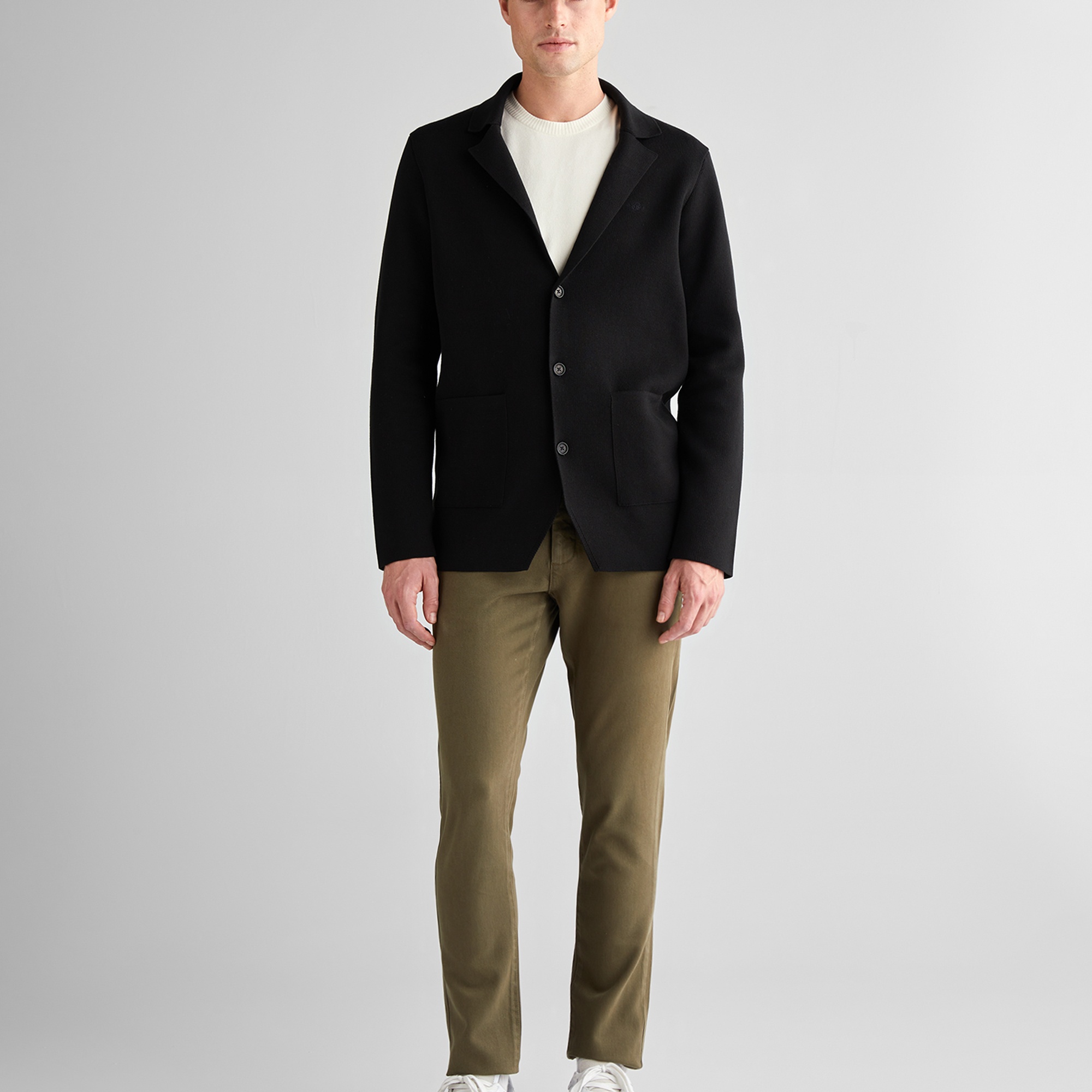 GANT Erkek Siyah Relaxed Fit Kruvaze Mont