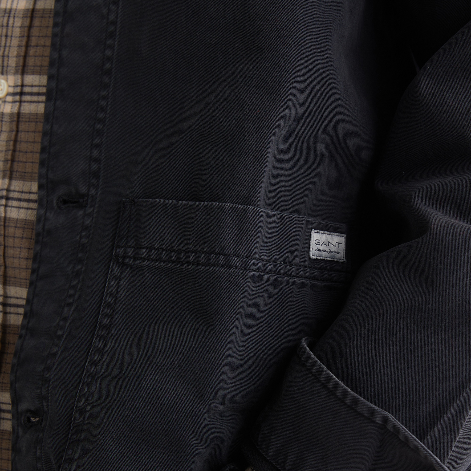 GANT Erkek Siyah Regular Fit  Gömlek