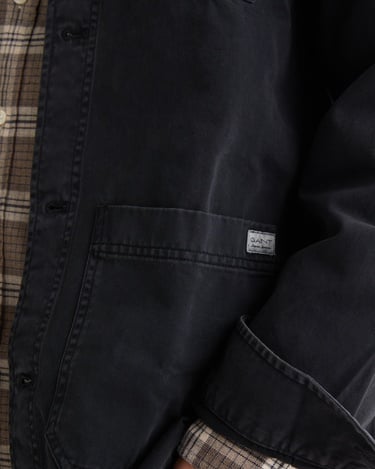  GANT Erkek Siyah Regular Fit  Gömlek