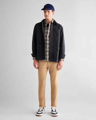  GANT Erkek Siyah Regular Fit  Gömlek