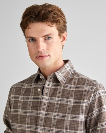  GANT Erkek Beyaz Regular Fit Bisiklet Yaka Gömlek