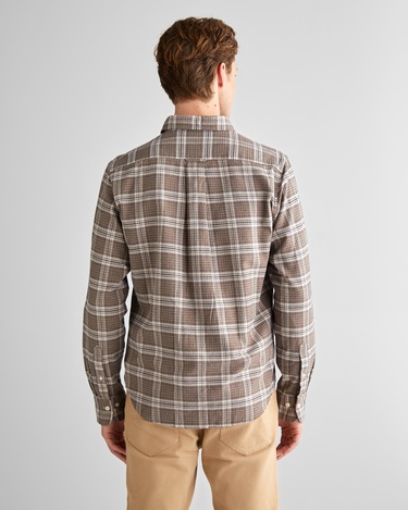  GANT Erkek Beyaz Regular Fit Bisiklet Yaka Gömlek