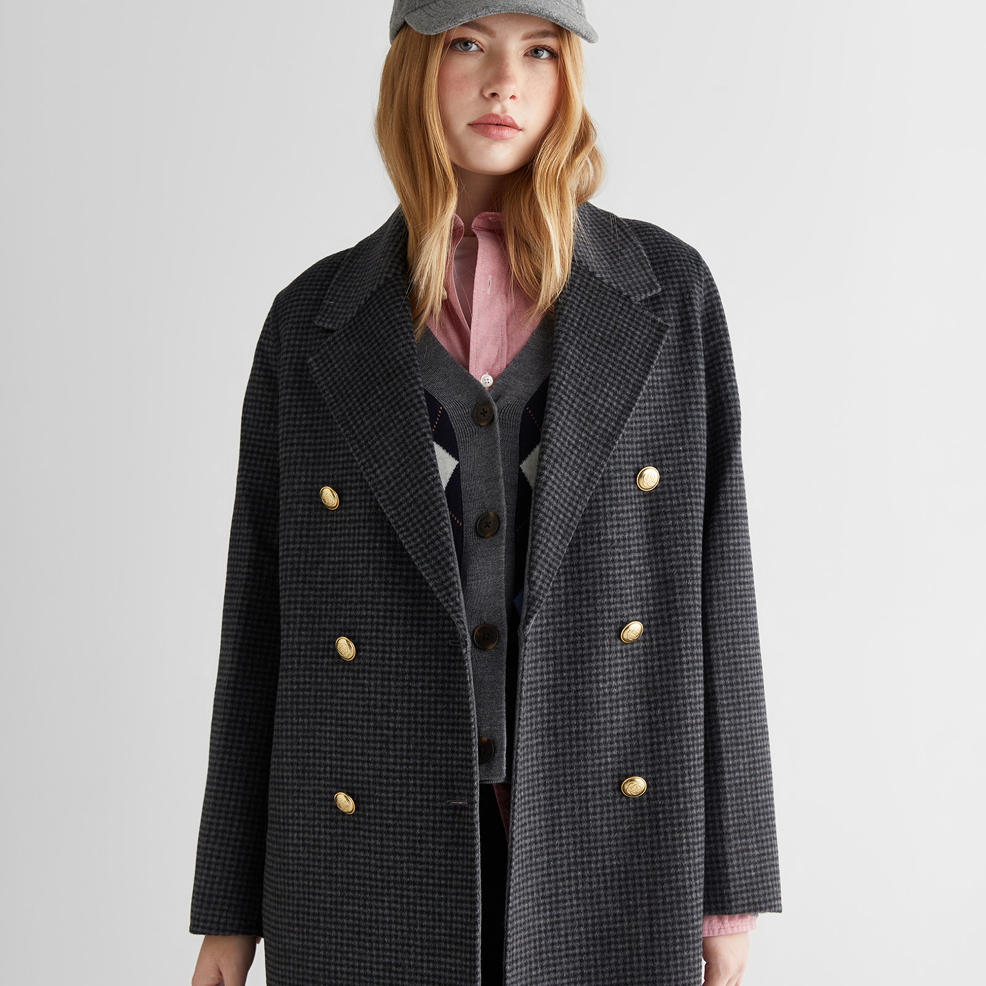 GANT Kadın Gri Regular Fit Mont