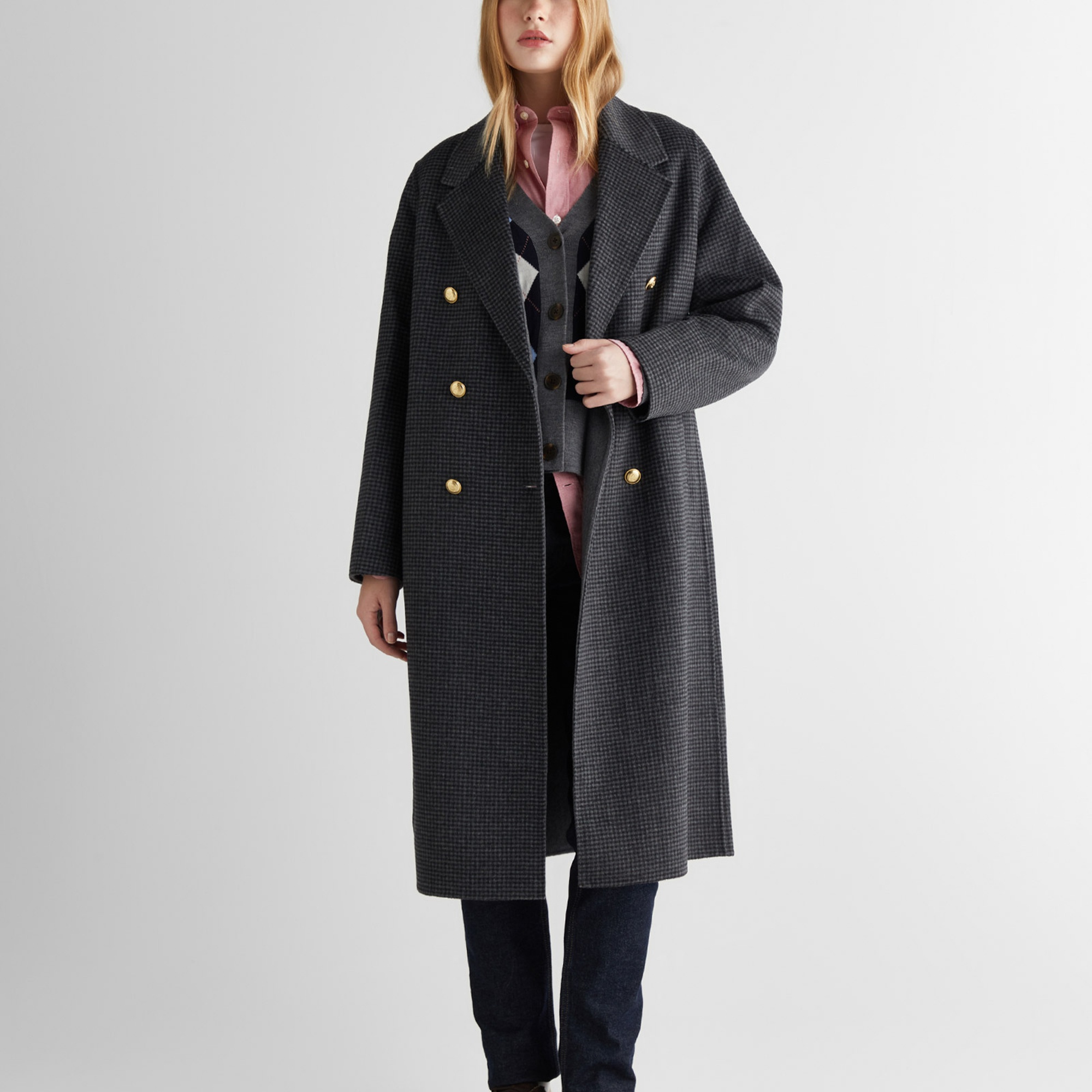 GANT Kadın Gri Regular Fit Mont