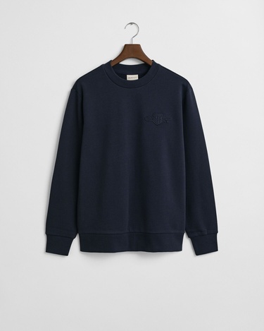  GANT Erkek Lacivert Regular Fit Sweatshirt