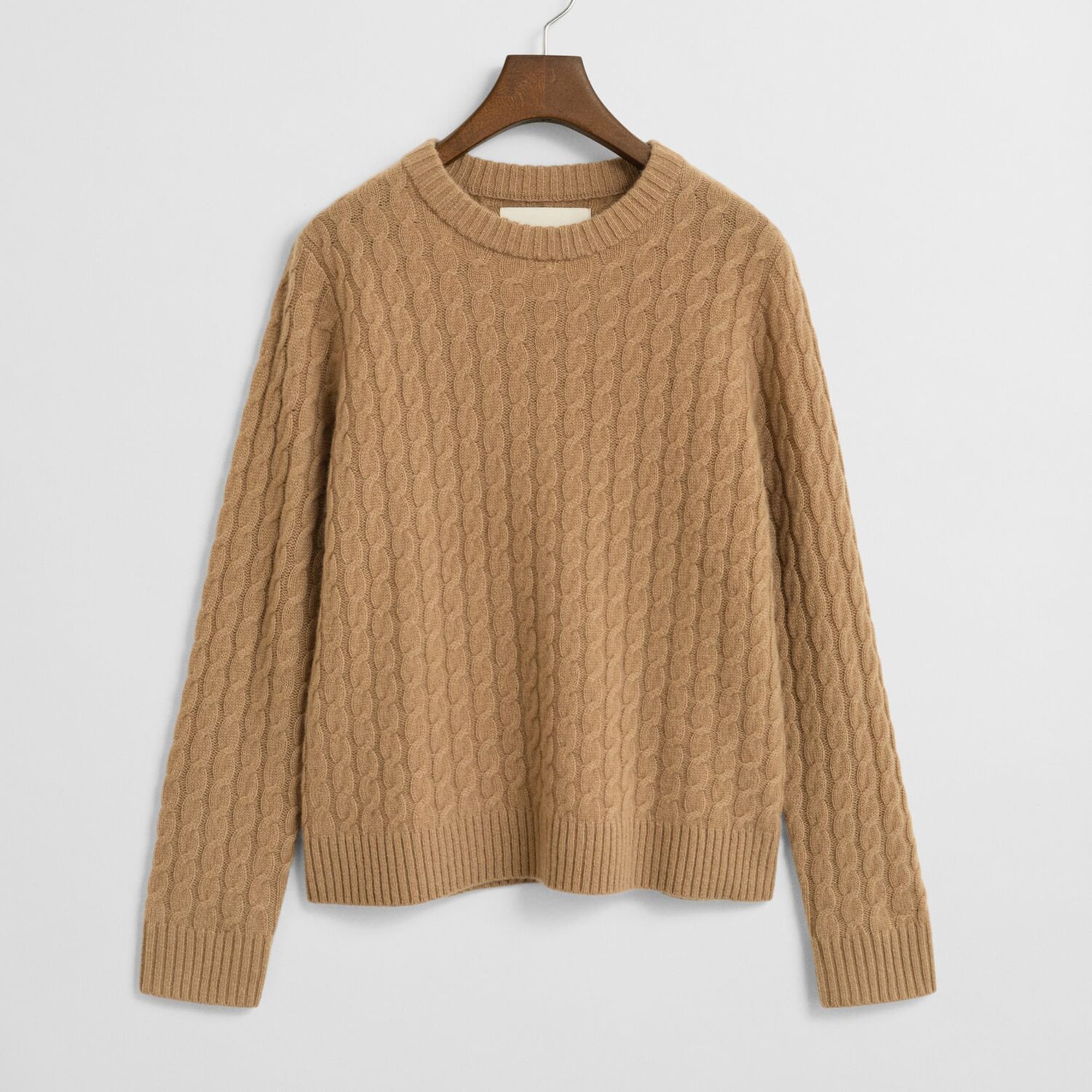 GANT Kadın Kahverengi Regular Fit Triko