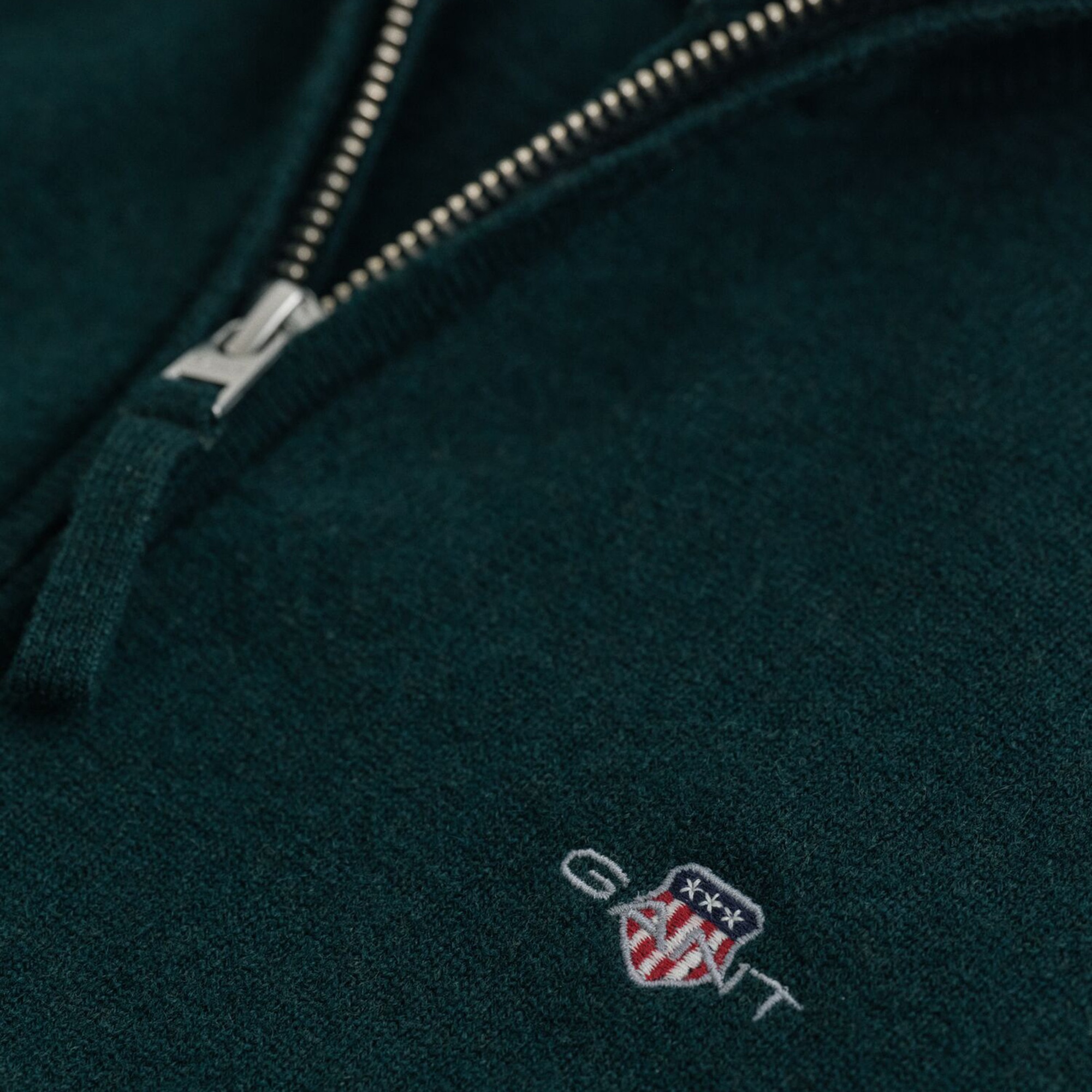 GANT Erkek Yeşil Regular Fit  Yün Hırka