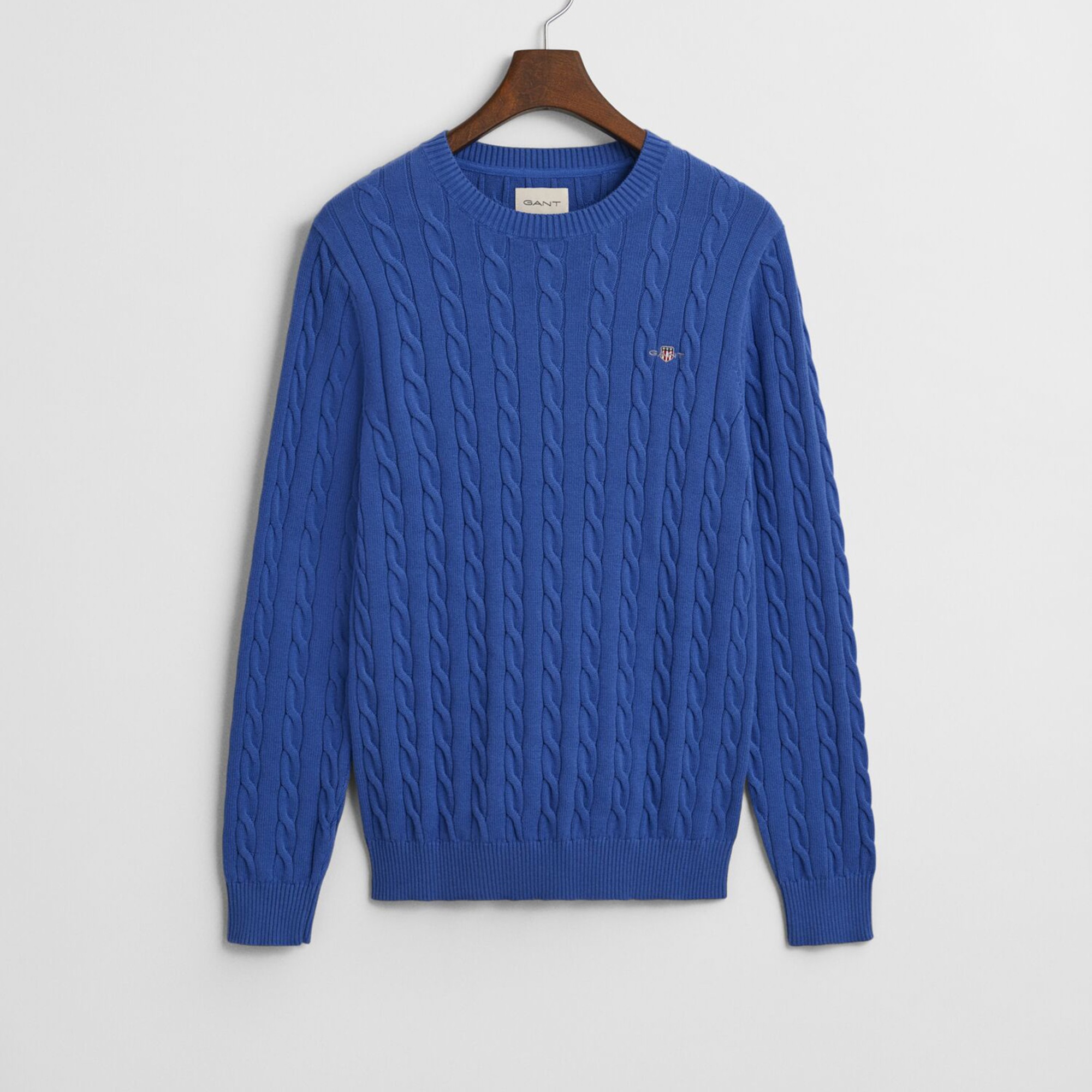 GANT Erkek Mavi Regular Fit Triko