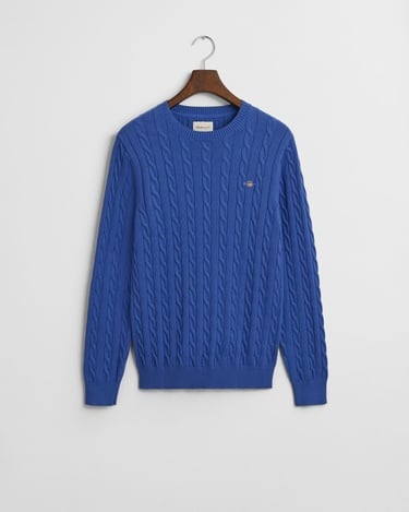  GANT Erkek Mavi Regular Fit Triko