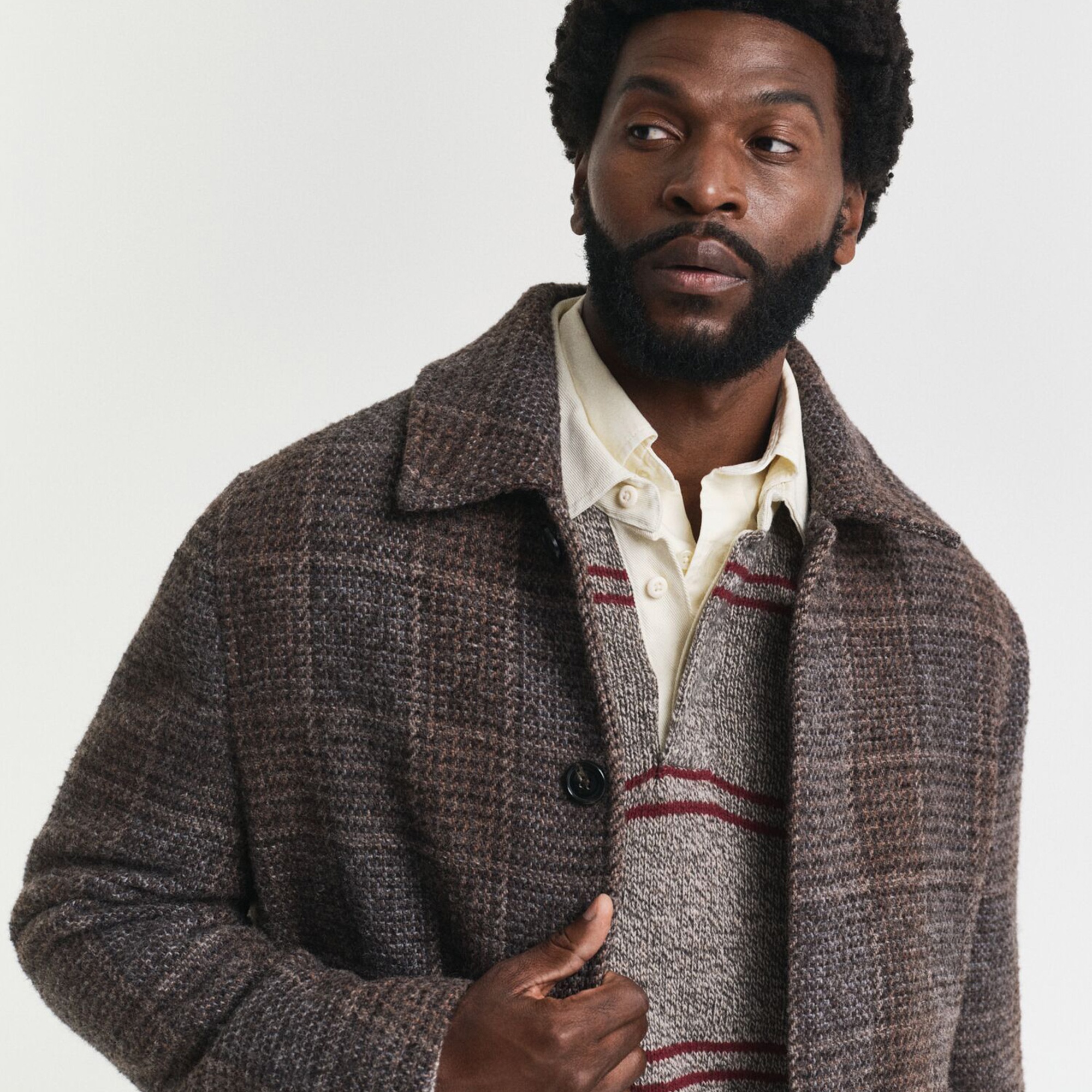 GANT Erkek Kahverengi Regular Fit  Mont