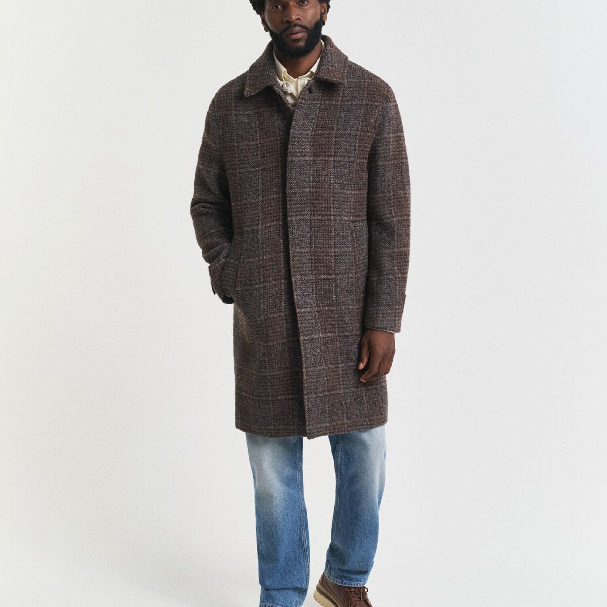 GANT Erkek Kahverengi Regular Fit  Mont