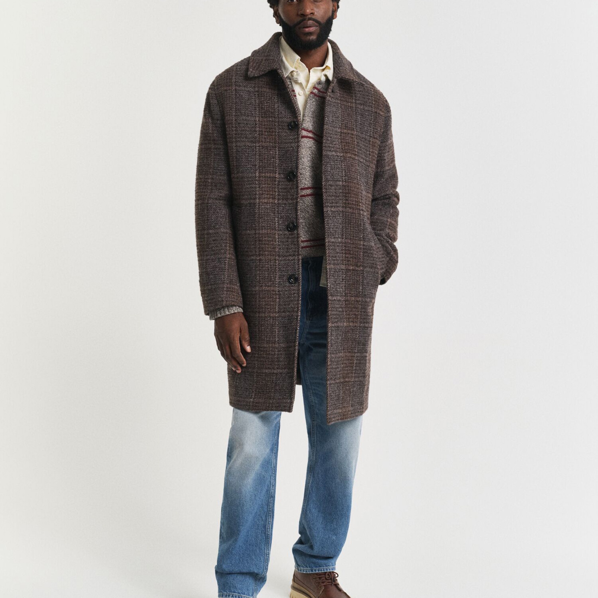 GANT Erkek Kahverengi Regular Fit  Mont