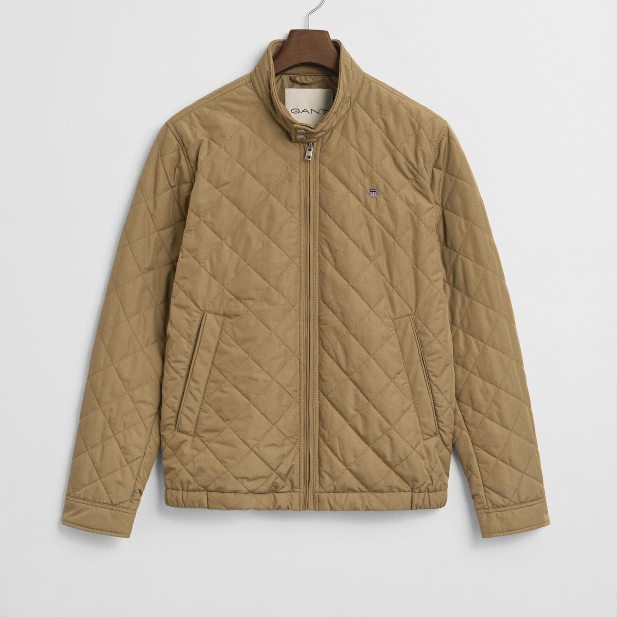 GANT Erkek Bej Regular Fit Fermuarlı Mont