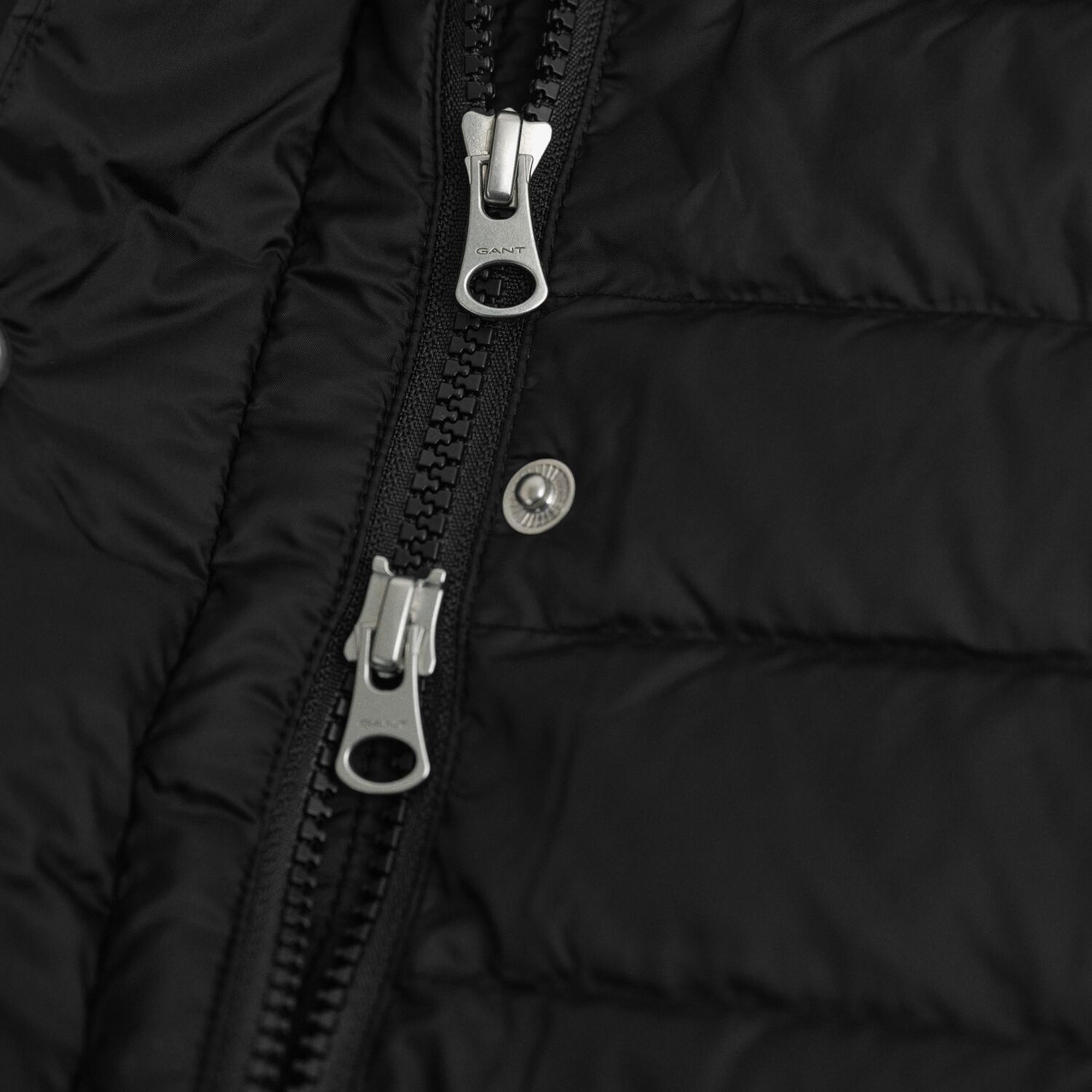 GANT Kadın Siyah Regular Fit Fermuarlı Mont