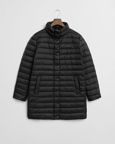  GANT Kadın Siyah Regular Fit Fermuarlı Mont