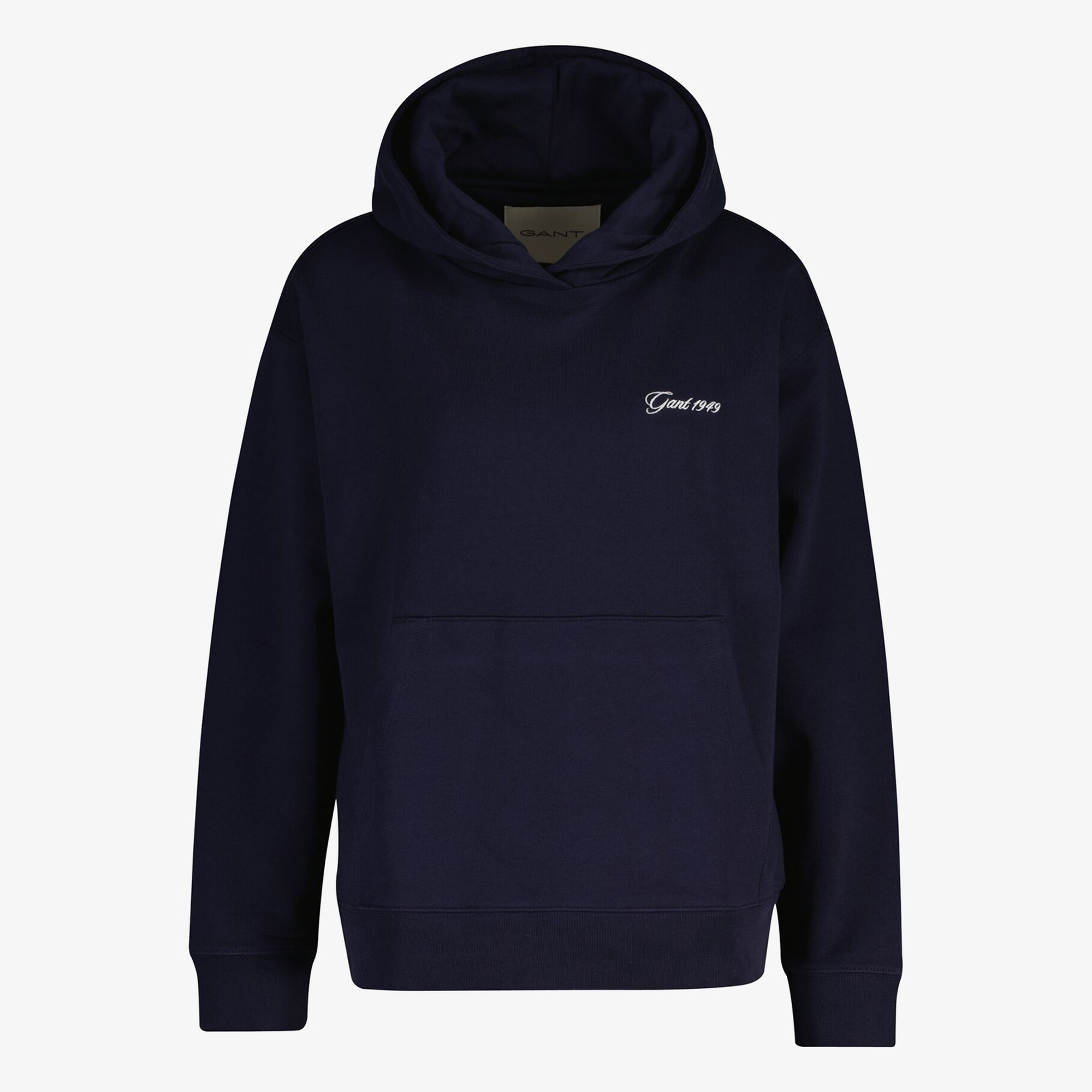 GANT Kadın Lacivert Regular Fit Kapüşonlu Sweatshirt