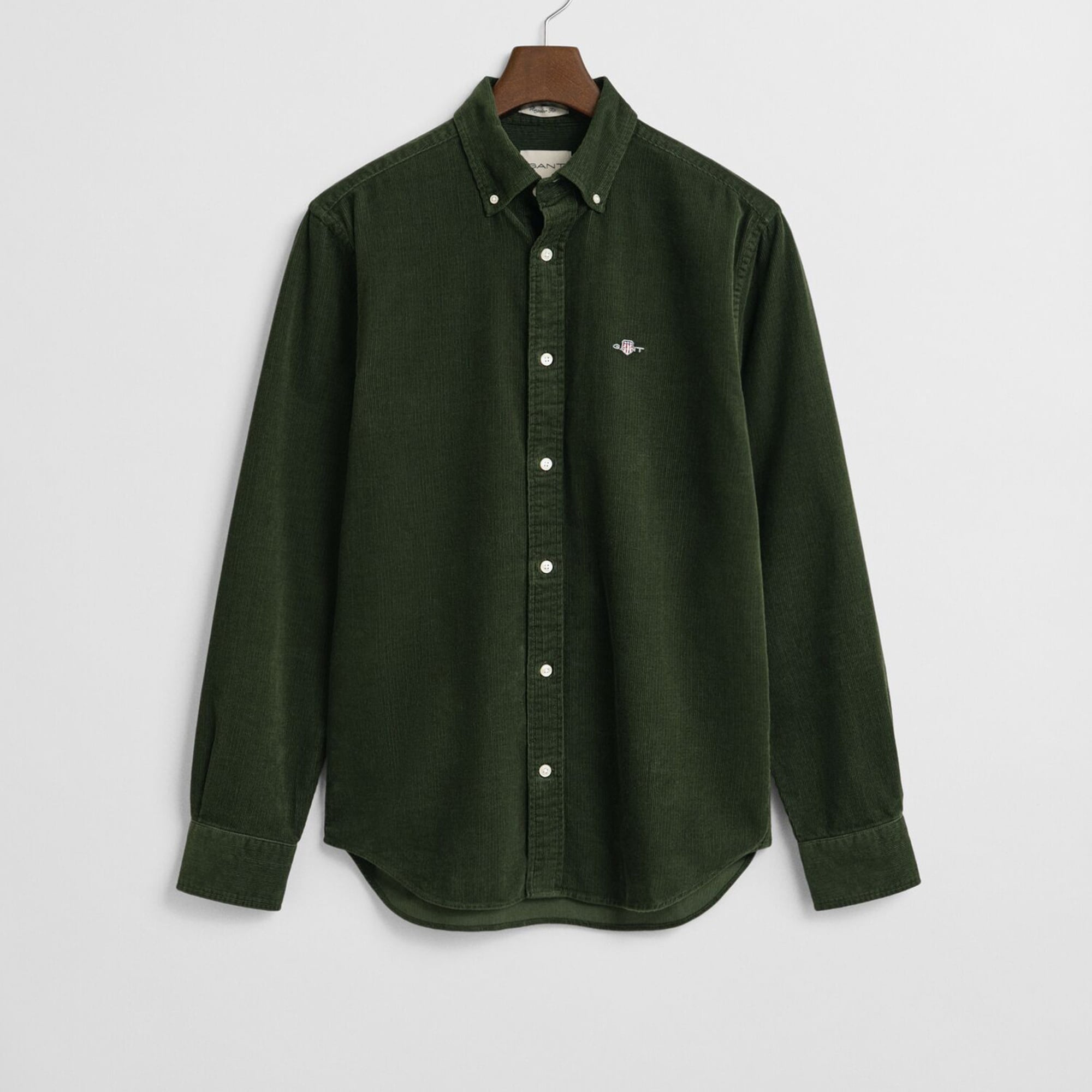 GANT Erkek Haki Regular Fit Düğmeli Gömlek