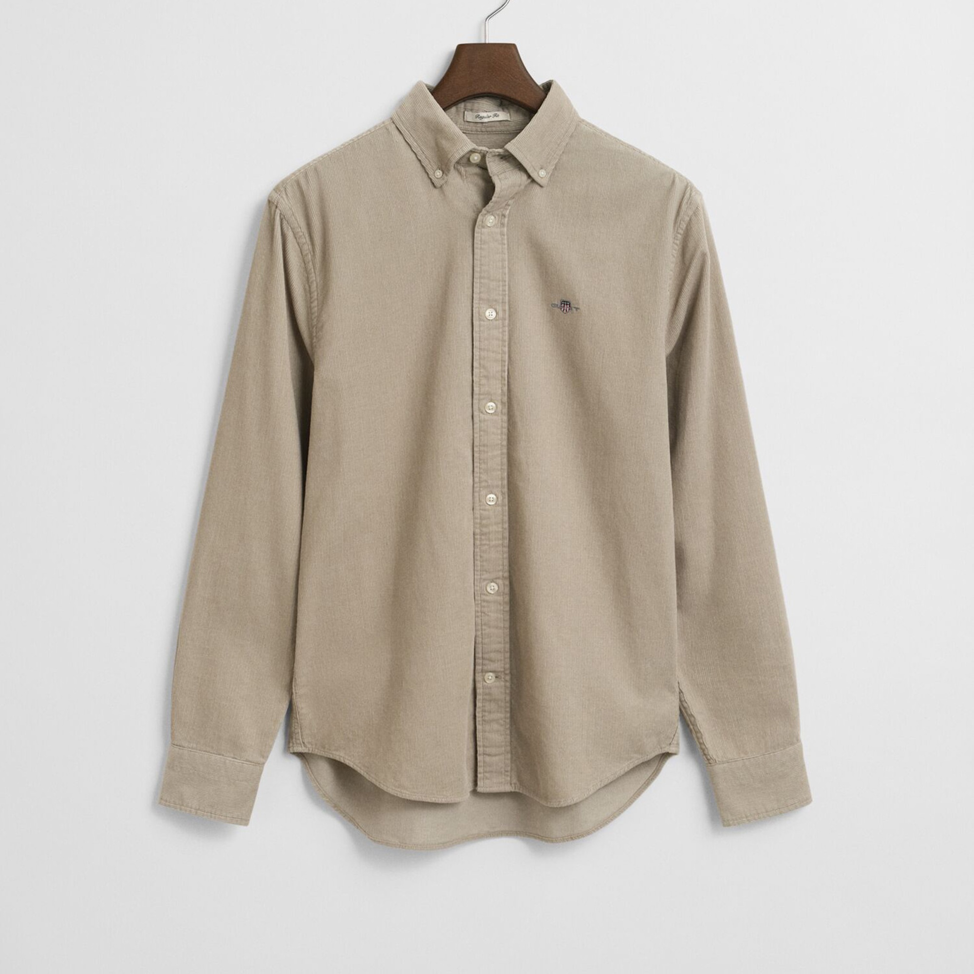 GANT Erkek Bej Regular Fit Düğmeli Gömlek