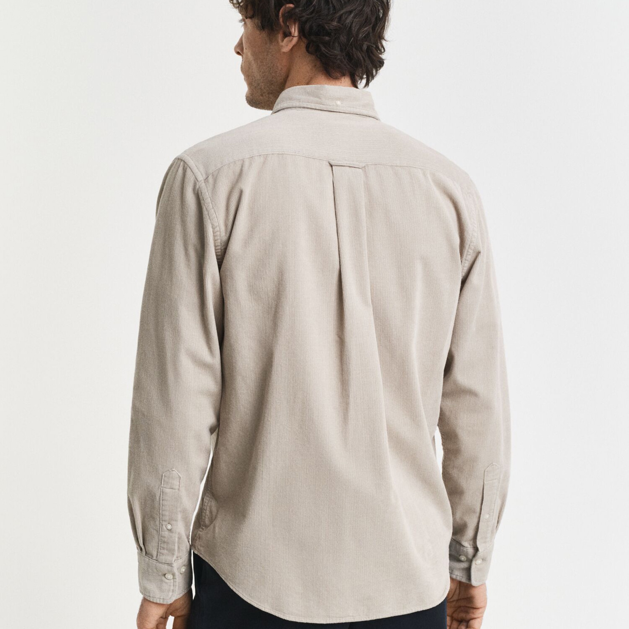 GANT Erkek Bej Regular Fit Düğmeli Gömlek