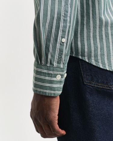  GANT Erkek Yeşil Regular Fit Düğmeli Gömlek