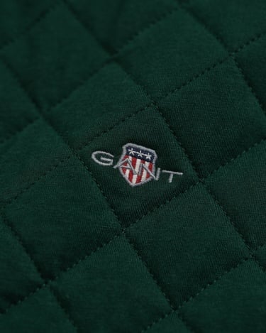  GANT Erkek Yeşil Regular Fit Fermuarlı Sweatshirt
