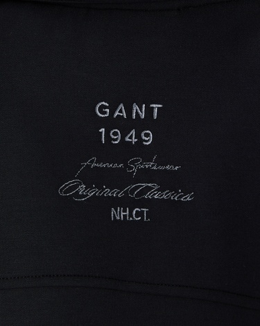  GANT Kadın Siyah Relaxed Fit Polo Yaka Polo