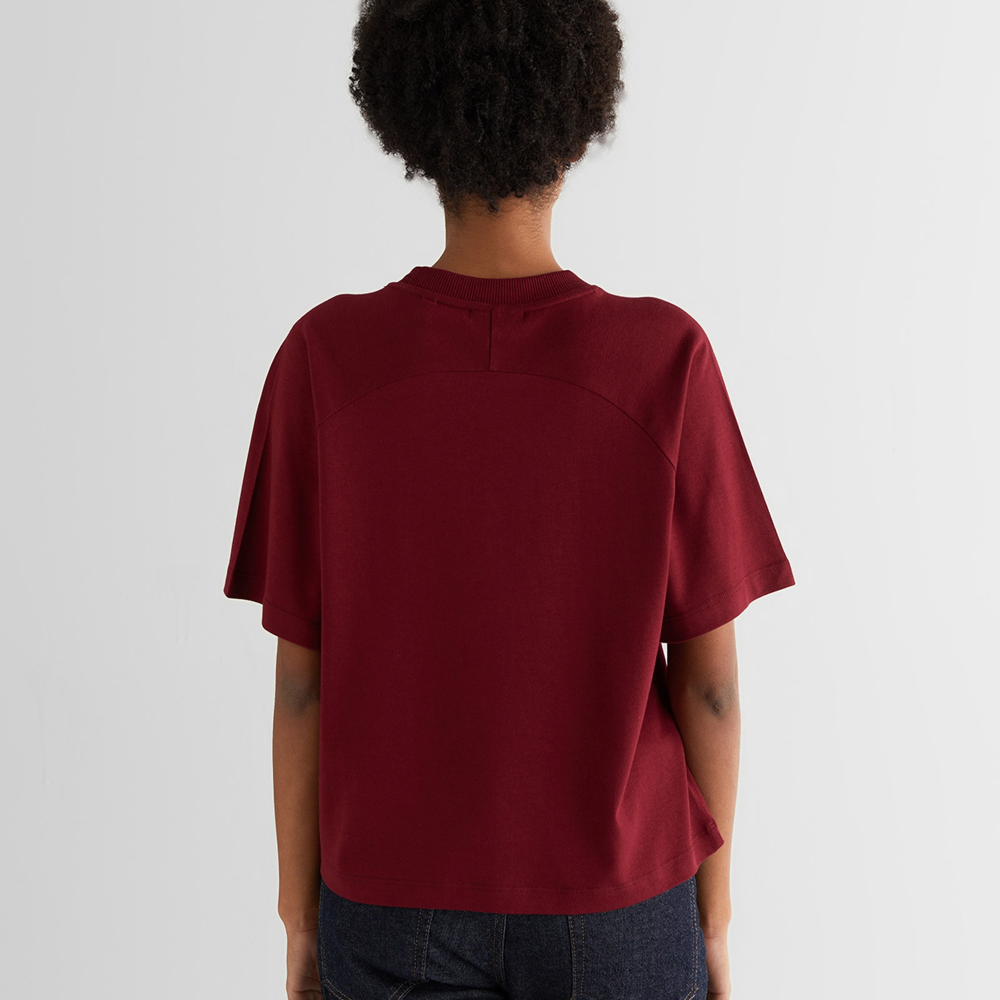 GANT Kadın Kırmızı Relaxed Fit T-Shirt