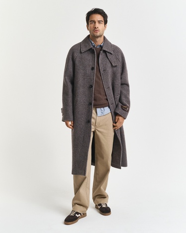  GANT Erkek Kahverengi Regular Fit Bisiklet Yaka Triko