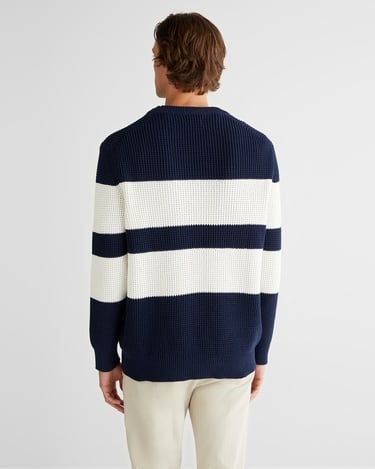  GANT Erkek Lacivert Relaxed Fit Bisiklet Yaka Triko