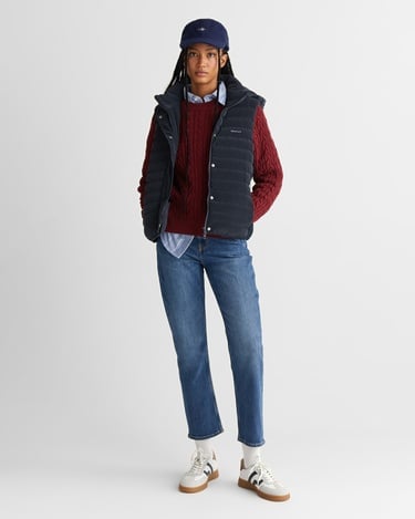  GANT Kadın Lacivert Regular Fit  Yelek