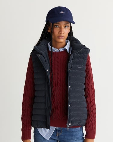  GANT Kadın Lacivert Regular Fit  Yelek