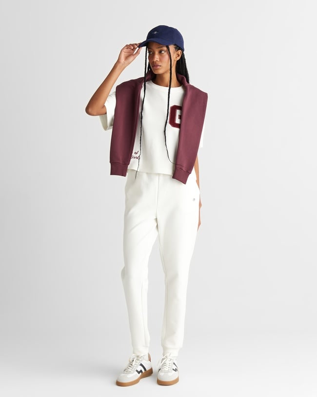  GANT Kadın Beyaz Regular Fit  Eşofman Altı