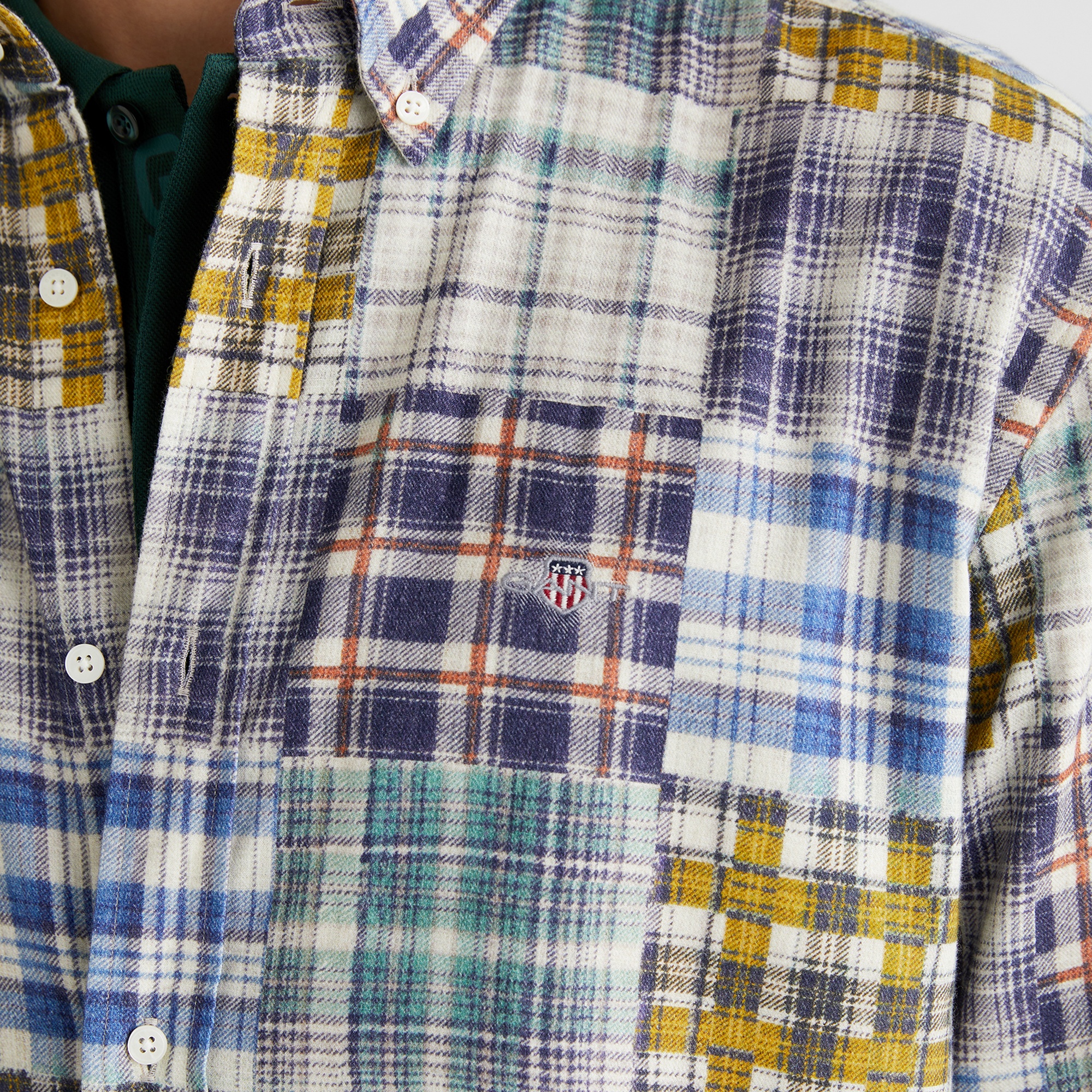 GANT Erkek Lacivert Relaxed Fit  Gömlek