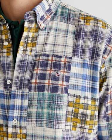  GANT Erkek Lacivert Relaxed Fit  Gömlek