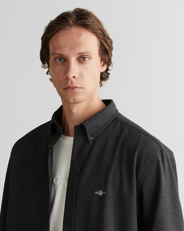  GANT Erkek Gri Relaxed Fit  Gömlek