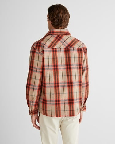  GANT Erkek Turuncu Relaxed Fit Bisiklet Yaka Gömlek