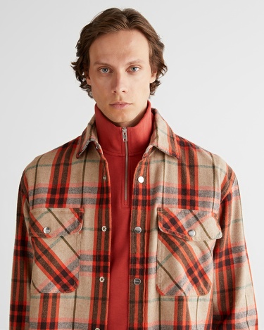  GANT Erkek Turuncu Relaxed Fit Bisiklet Yaka Gömlek