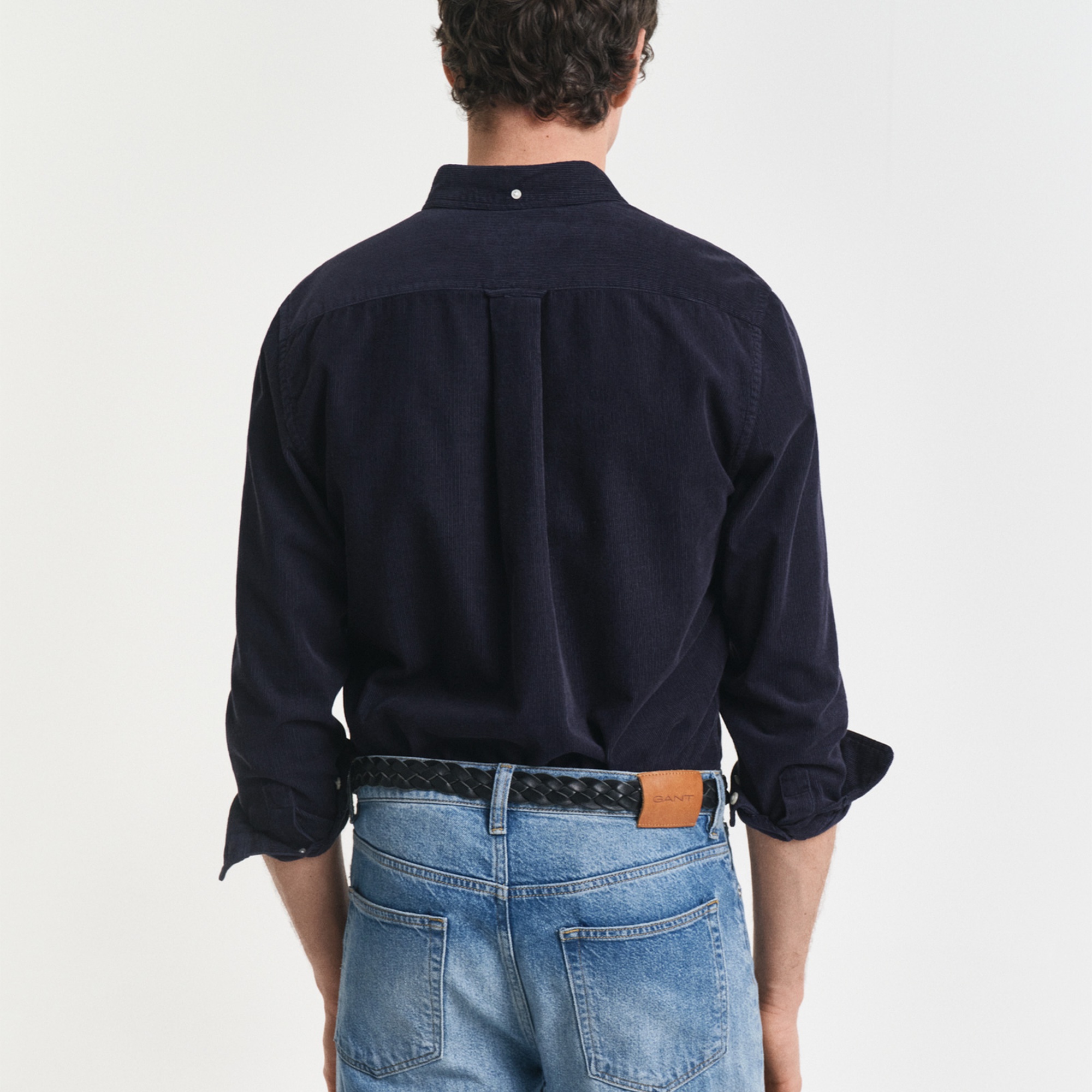 GANT Erkek Lacivert Regular Fit Düğmeli Gömlek