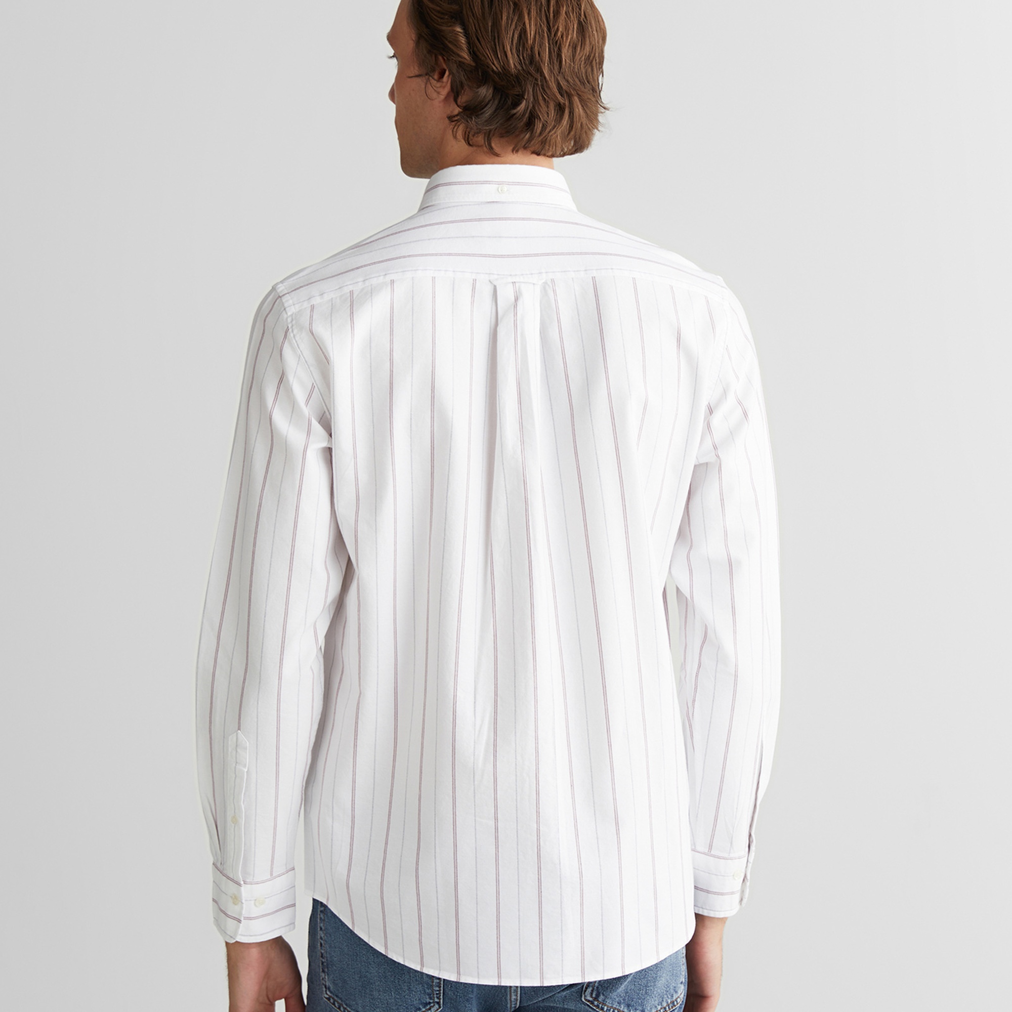 GANT Erkek Beyaz Regular Fit Düğmeli Gömlek