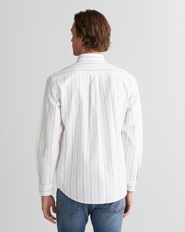  GANT Erkek Beyaz Regular Fit Düğmeli Gömlek