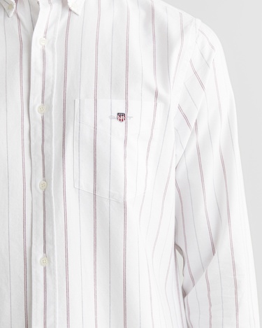  GANT Erkek Beyaz Regular Fit Düğmeli Gömlek