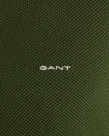  GANT Erkek Haki Regular Fit Bisiklet Yaka Triko