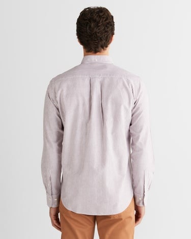  GANT Erkek Bordo Regular Fit Düğmeli Gömlek