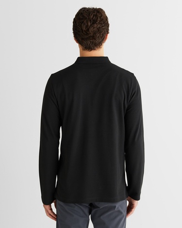  GANT Erkek Siyah Regular Fit Polo Yaka Polo