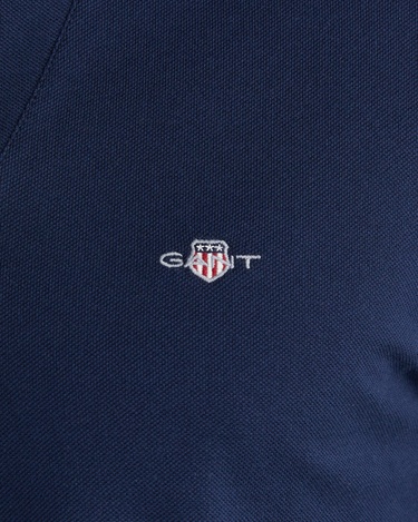  GANT Erkek Lacivert Slim Fit V Yaka Polo
