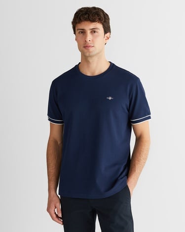  GANT Erkek Lacivert Regular Fit T-Shirt